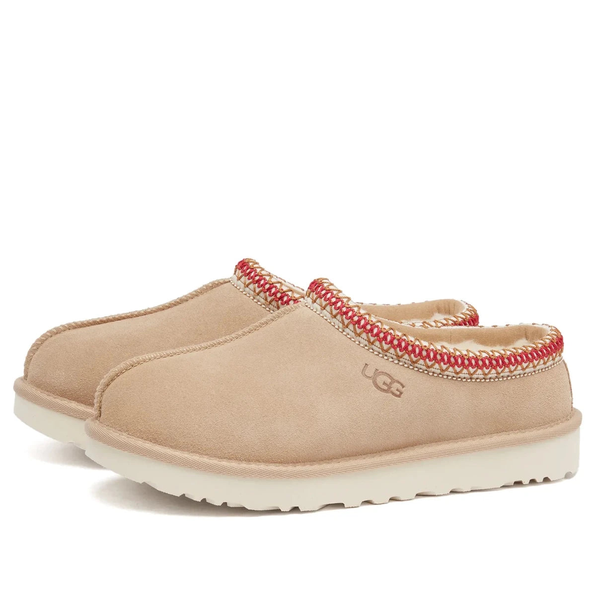 UGG Tasman Slipper - Sand & dark cherry - DREAMWEAR