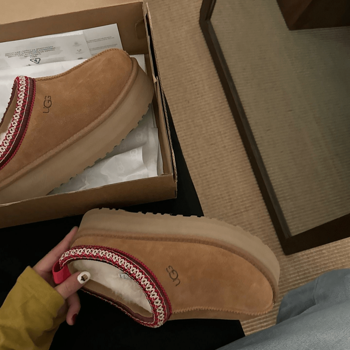 UGG Tazz II Slipper Chestnut | Women’s Platform Slippers - DREAMWEAR