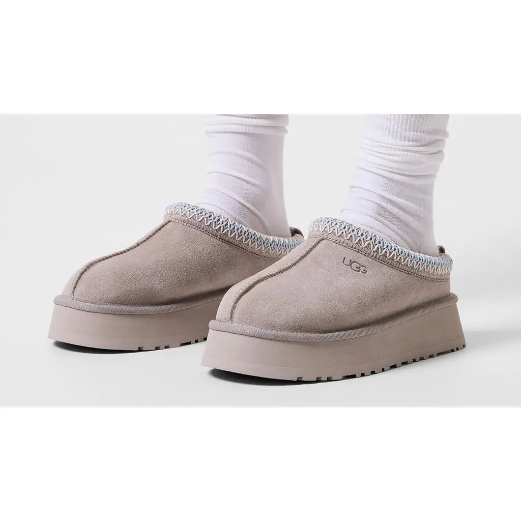 UGG Tazz Slipper - Campfire Grey | Women’s Platform Slippers - DREAMWEAR